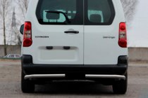 Peugeot Partner Tepee 2008-2018 Hintere Eckschutz AK-003 (Edelstahl) Foto 1