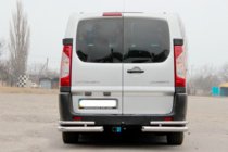 Peugeot Expert 2007-2016 Hintere Eckschutz AK-003-Double (2 Stk., Edelstahl) Foto 2