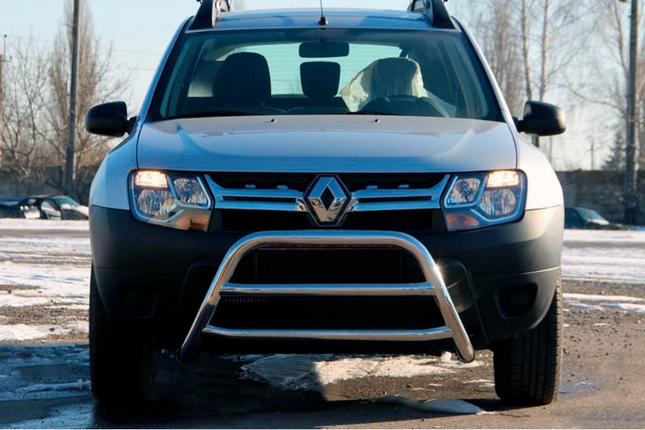 Dacia Duster 2008-2018 Frontbügel WT022 Edelstahl Image