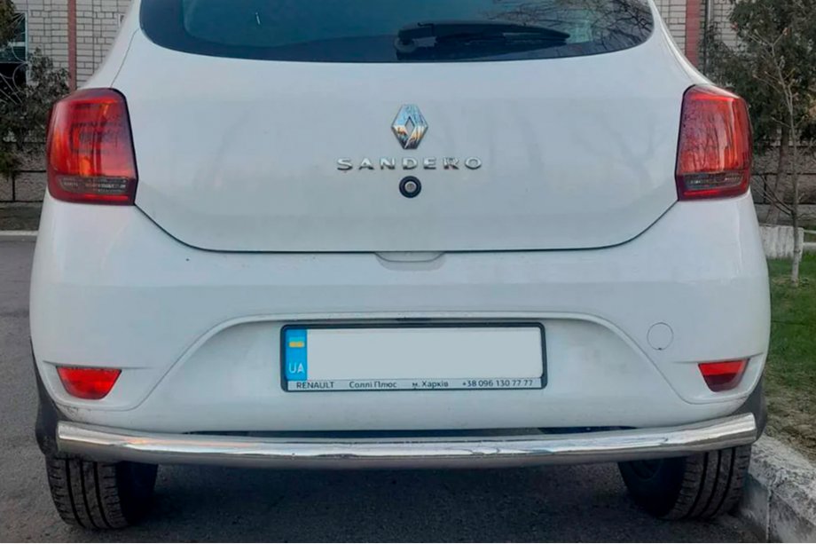 Renault Sandero 2013-2022 Heckbügel AK002 (Edelstahl) Image