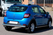 Dacia Sandero 2013-2020 Heckbügel AK002 (Edelstahl) Foto 4