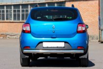 Dacia Sandero 2013-2020 Heckbügel AK002 (Edelstahl) Foto 5