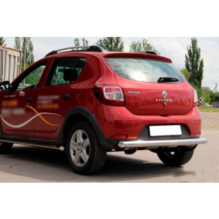 Heckbügel AK002 (Edelstahl) Dacia Sandero 2013-2020 Foto 2