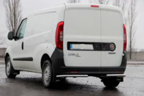Fiat Doblo II 2010-2022 Hintere Eckschutzrohre AK003 (Edelstahl) Foto 4