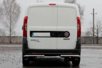 Fiat Doblo II 2010-2022 Hintere Eckschutzrohre AK003 (Edelstahl) Foto 3