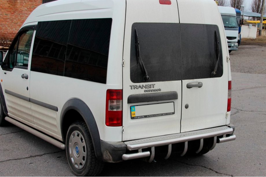 Ford Connect 2002–2006 Heckbügel AK-design (Edelstahl) Image