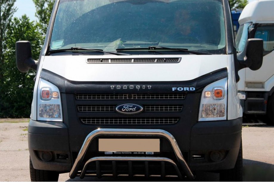 Ford Transit 2000–2014 Frontbügel WT002 (2006-2014, Edelstahl) Image