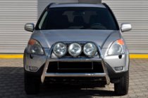 Honda CRV 2001-2006 Frontbügel WT018 (Edelstahl) Foto 1