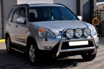 Honda CRV 2001-2006 Frontbügel WT018 (Edelstahl) Foto 2