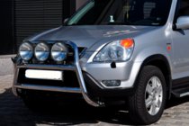 Honda CRV 2001-2006 Frontbügel WT018 (Edelstahl) Foto 4