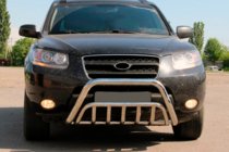 Hyundai Santa Fe 2 2006-2012 Frontbügel WT002 (Edelstahl) Foto 1