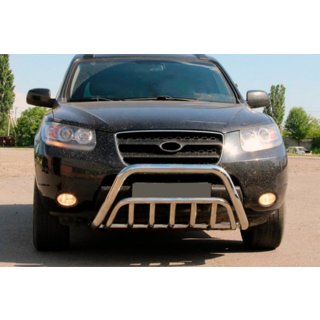 Frontbügel WT002 (Edelstahl) Hyundai Santa Fe 2 2006-2012 Foto 1