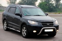 Hyundai Santa Fe 2 2006-2012 Frontbügel WT007 (Edelstahl) Foto 2