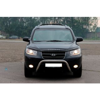 Frontbügel WT007 (Edelstahl) Hyundai Santa Fe 2 2006-2012 Foto 3