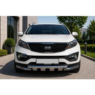 Frontschutzbügel ST009-15 (2013-2015, Edelstahl) Kia Sorento II XM 2009-2014