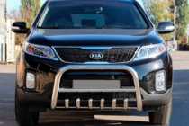 Kia Sorento II XM 2009-2014 Frontbügel WT021 (Edelstahl) Foto 1