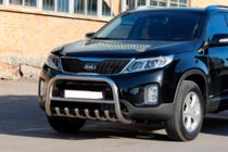 Kia Sorento II XM 2009-2014 Frontbügel WT021 (Edelstahl) Foto 2