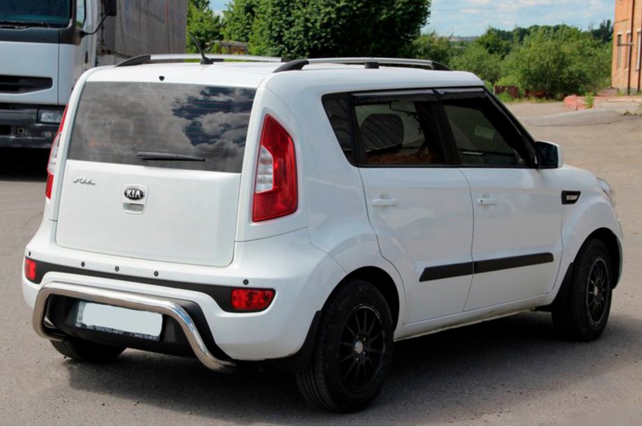 Kia Soul I 2008-2013 Heckbügel AK002 (Edelstahl) Image
