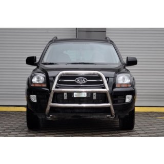 Frontbügel WT018 (Edelstahl) Kia Sportage 2004-2010 Foto 3