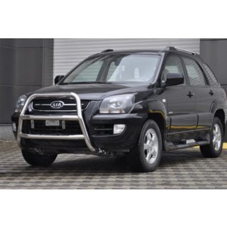 Frontbügel WT018 (Edelstahl) Kia Sportage 2004-2010 Foto 1
