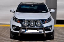 Kia Sportage 2010-2015 Frontbügel WT018 (Edelstahl) Foto 2