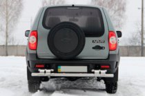 Chevrolet Niva 1998-2020 Heckbügel AK015 (Edelstahl) Foto 2