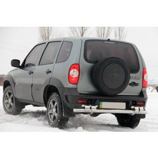 Heckbügel AK015 (Edelstahl) Chevrolet Niva 1998-2020 Foto 3