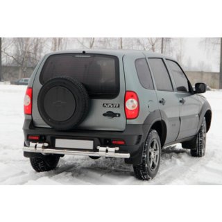 Heckbügel AK015 (Edelstahl) Chevrolet Niva 1998-2020 Foto 1