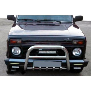 Frontbügel QT006 (Edelstahl) Lada Niva та Urban 1977- Foto 1