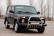 Lada Niva та Urban 1977- Frontbügel QT007 (Edelstahl) Foto 4