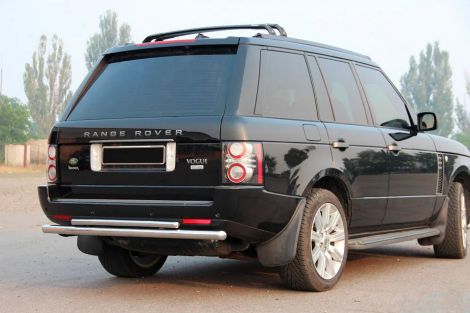 Range Rover III L322 2002-2012 Heckbügel AK002-Doppelt (Edelstahl) Image