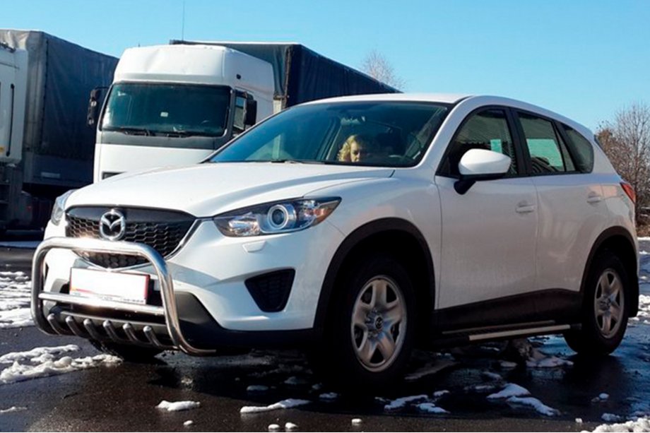 Mazda CX-5 2012-2017 Frontschutz WT021 (Edelstahl) Image