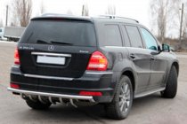 Mercedes GL class X164 2006-2012 Heckbügel AK-Style (Edelstahl) Foto 1