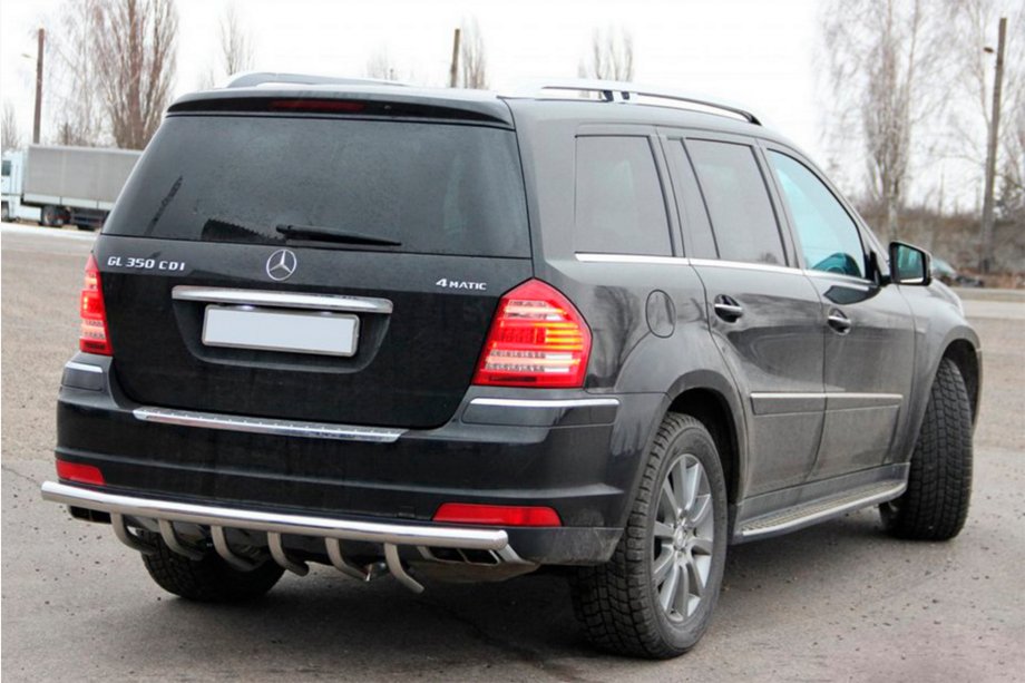 Mercedes GL class X164 2006-2012 Heckbügel AK-Style (Edelstahl) Image