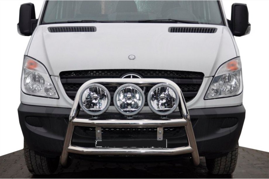 Mercedes Sprinter W906 2006–2018 Frontbügel hoch WT018 (Edelstahl) Image