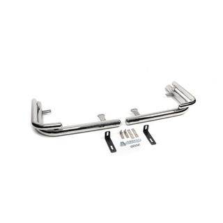 Hintere Eckschutzrohre AK003-Double (2 Stk, Edelstahl) Mercedes Vito W639 2004-2014 Foto 4