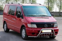Mercedes Vito W638 1996-2003 Frontbügel mit Hörnern WT002 Plus (Edelstahl) Foto 1