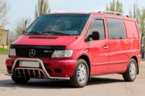 Mercedes Vito W638 1996-2003 Frontbügel mit Hörnern WT002 Plus (Edelstahl) Foto 2