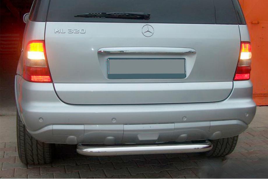 Mercedes ML W163 1997-2005 Heckbügel AK006 (Edelstahl) Image