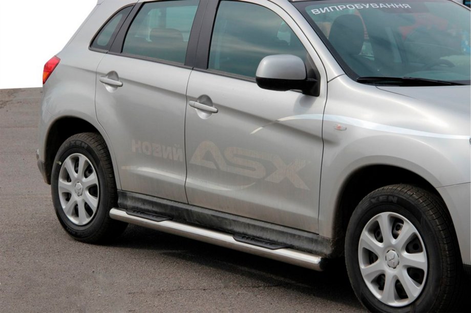 Mitsubishi ASX 2010-2023 Seitliche Rohre BB002 (2 Stk., Edelstahl) Image