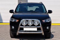Mitsubishi Outlander 2006-2012 Frontschutzbügel WT018 (2010-2012, Edelstahl) Foto 1