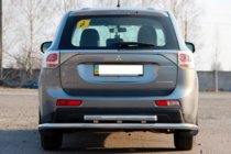 Mitsubishi Outlander 2012-2021 Heckbügel AK004 Edelstahl Foto 2