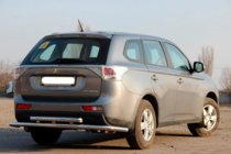 Mitsubishi Outlander 2012-2021 Heckbügel AK004 Edelstahl Foto 3