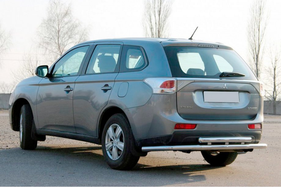 Mitsubishi Outlander 2012-2021 Heckbügel AK004 Edelstahl Image