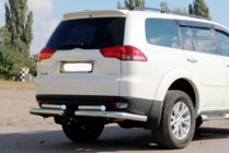 Mitsubishi Pajero Sport 2008-2015 Heckschutz AK003-Special (2 Stk., Edelstahl) Foto 1