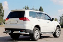 Mitsubishi Pajero Sport 2008-2015 Heckschutz AK003-Special (2 Stk., Edelstahl) Foto 3
