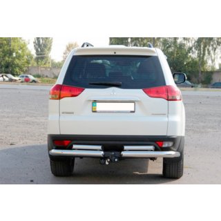 Heckschutz AK003-Special (2 Stk., Edelstahl) Mitsubishi Pajero Sport 2008-2015 Foto 2