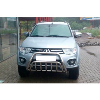 Frontschutz WT002 (Edelstahl) Mitsubishi Pajero Sport 2008-2015 Foto 1