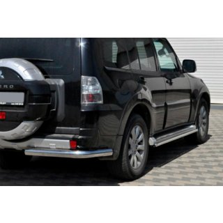 Heckbügel AK003 (Edelstahl) Mitsubishi Pajero Wagon IV 2006-2021 Foto 1