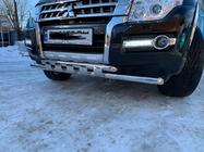 Mitsubishi Pajero Wagon IV 2006-2021 Frontschutzbügel ST015 (Edelstahl) Foto 6